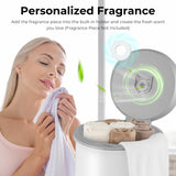 Calentador de toallas tipo cubo con apagado automático para baño