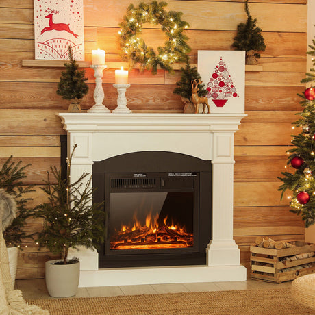 Inserto para chimenea eléctrica de 18/22.5 pulgadas con 7