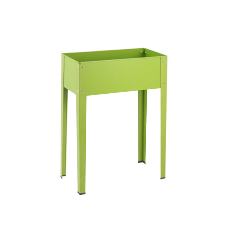 Mesa de cultivo elevada para jardín y flores de exterior de 24.5 x 12.5 pulgadas