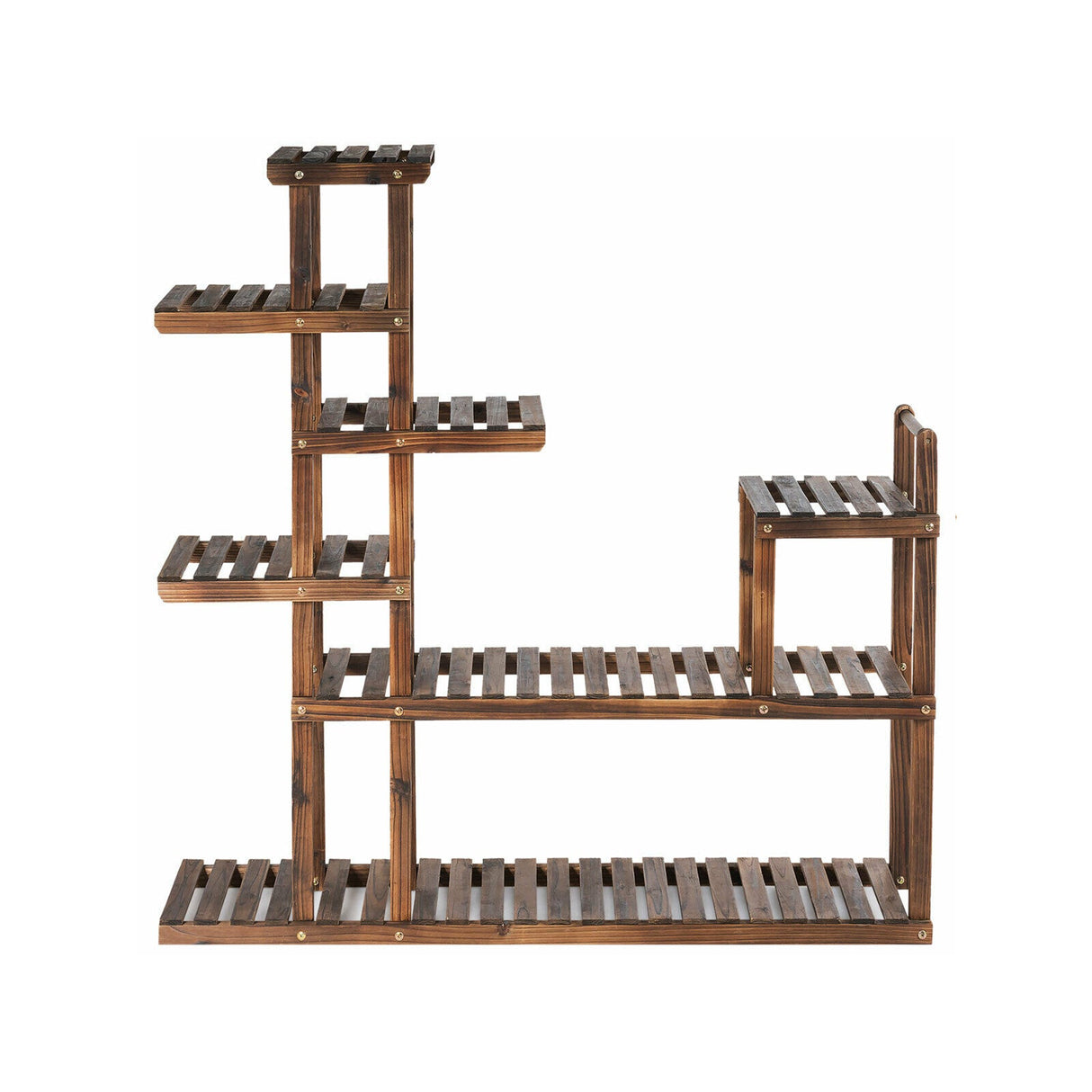Estantería de madera de 7 niveles para plantas y flores