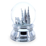New York City Skyline with Silver Base Water Snow Globe