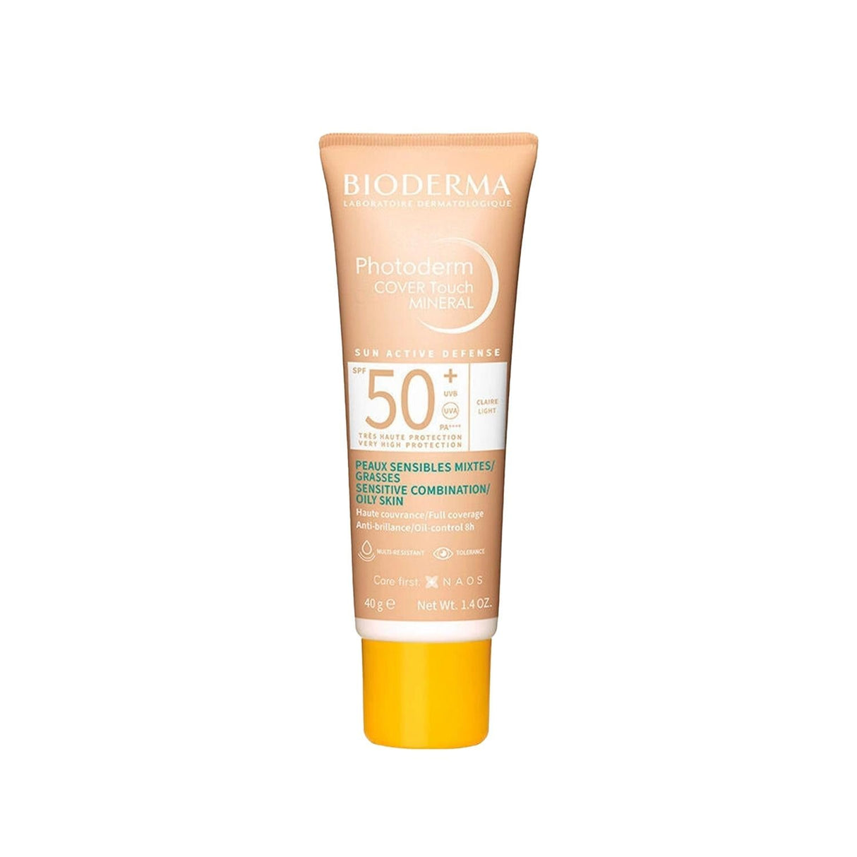 Bioderma Photoderm Cover Touch Light SPF50+ Matte Finish Sunscreen for Daily Use - 40ml