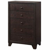 Home 5 Drawers Chest Dresser Storage Cabinet