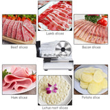 7.5 Inch Blade Electric Meat Slicer Cheese Deli Meat Food Cutter