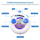 6V Kids Remote Control Battery Powered LED Lights Riding Car-Red