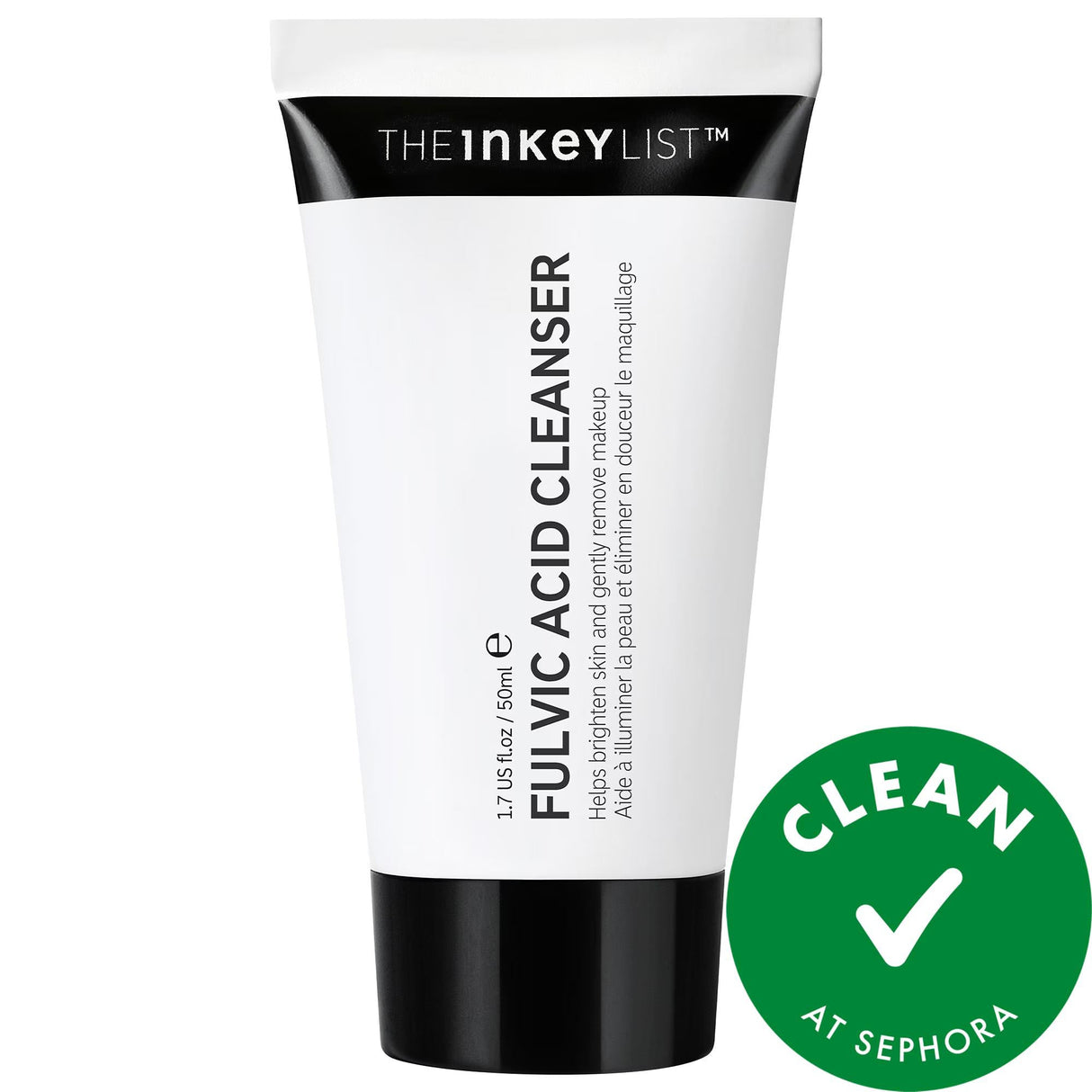 The Ordinary Fulvic Acid Brightening Cleanser - Vegan, Gluten-Free Gel Facial Cleanser for Dark Spots, Hyperpigmentation, and Uneven Skin Tone