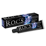 ROCS Whitening Toothpaste for Adults - Natural, Fluoride-Free Oral Care with Active Granules