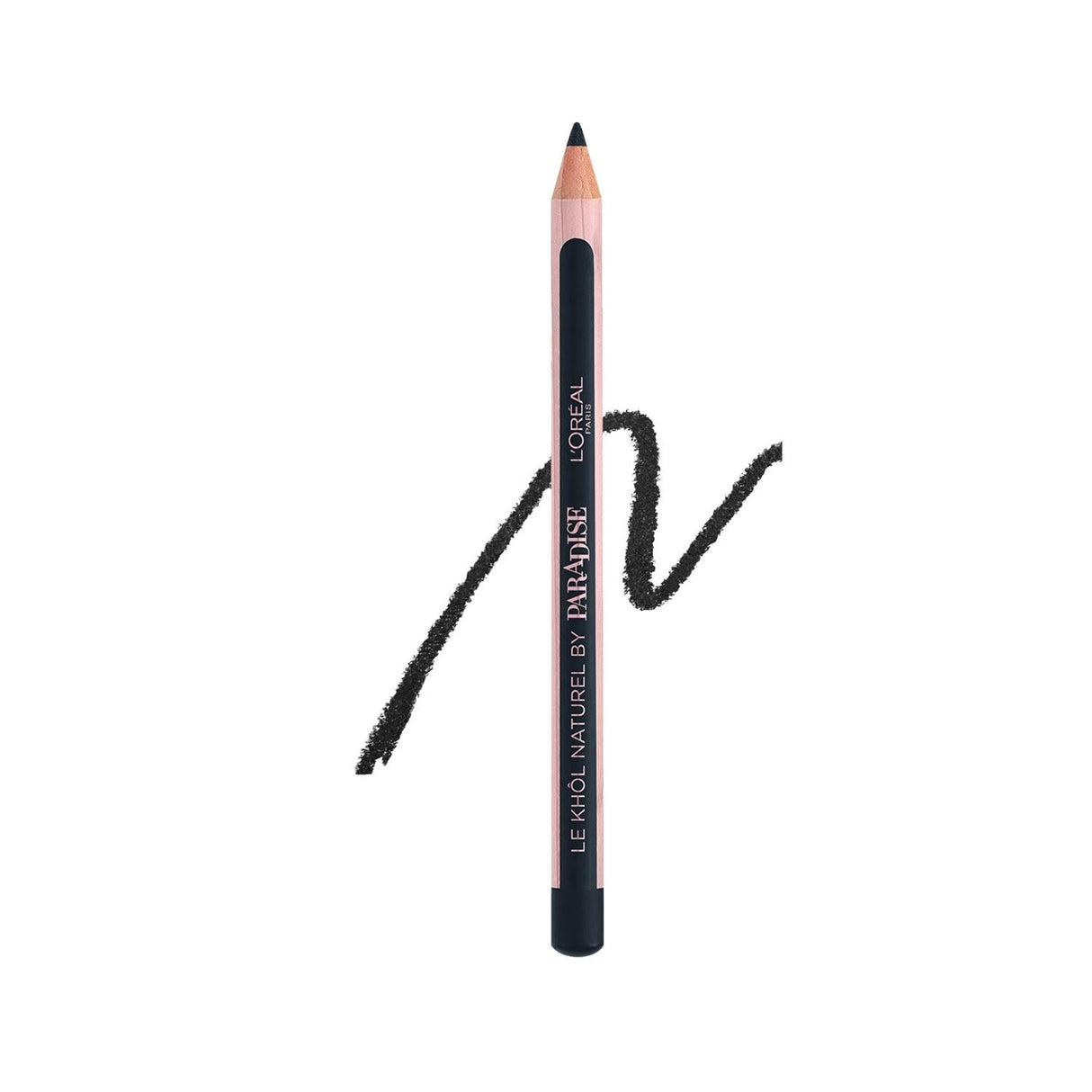 Loreal Paris Paradise Le Kohl Eyeliner - Midnight Black, Long-Lasting, Sensitive Eye Makeup