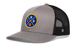 Indiana Trucker Hat  |  IND X Basketball Snapback