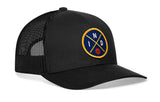 Indiana Trucker Hat  |  IND X Basketball Snapback
