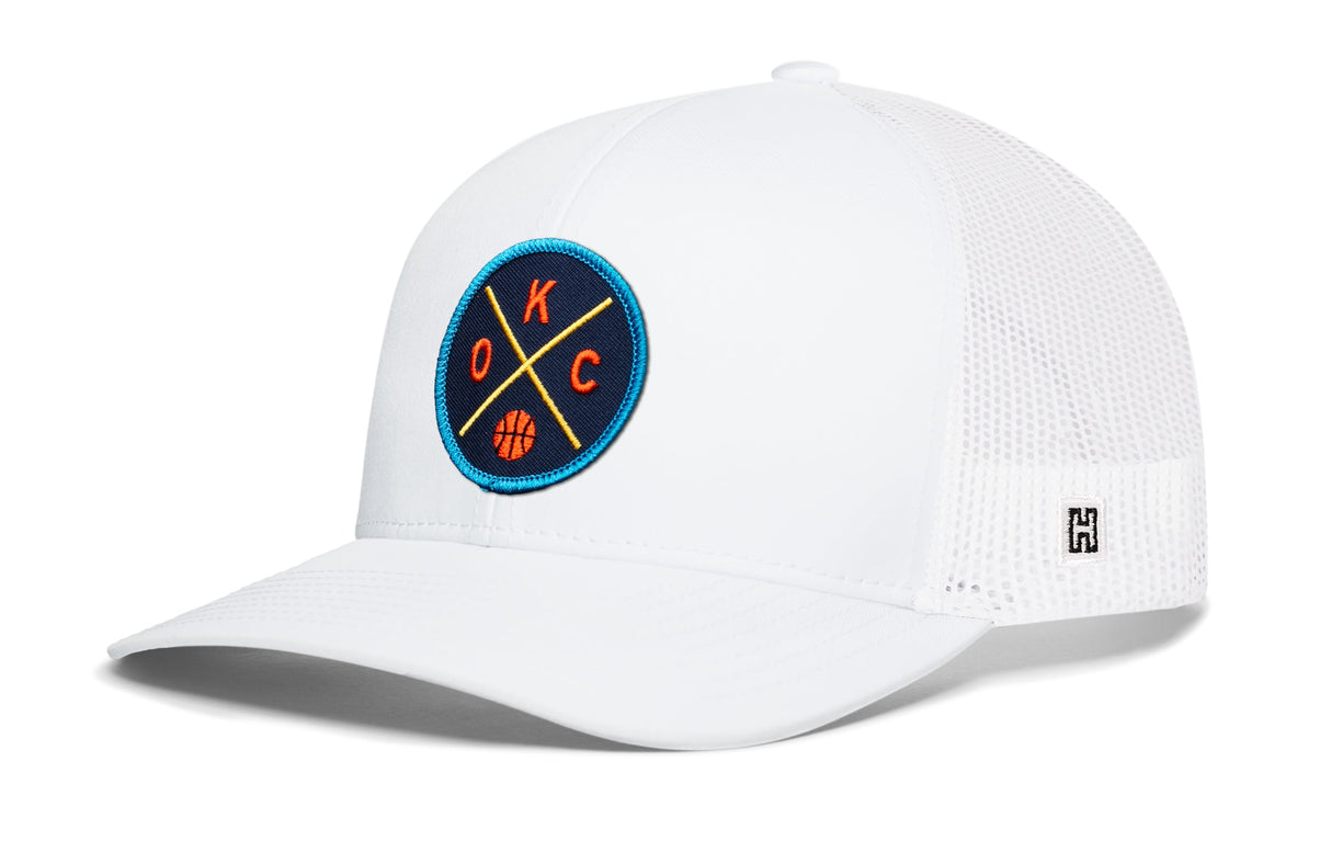 Oklahoma City Trucker Hat  |  OKC X Basketball Snapback