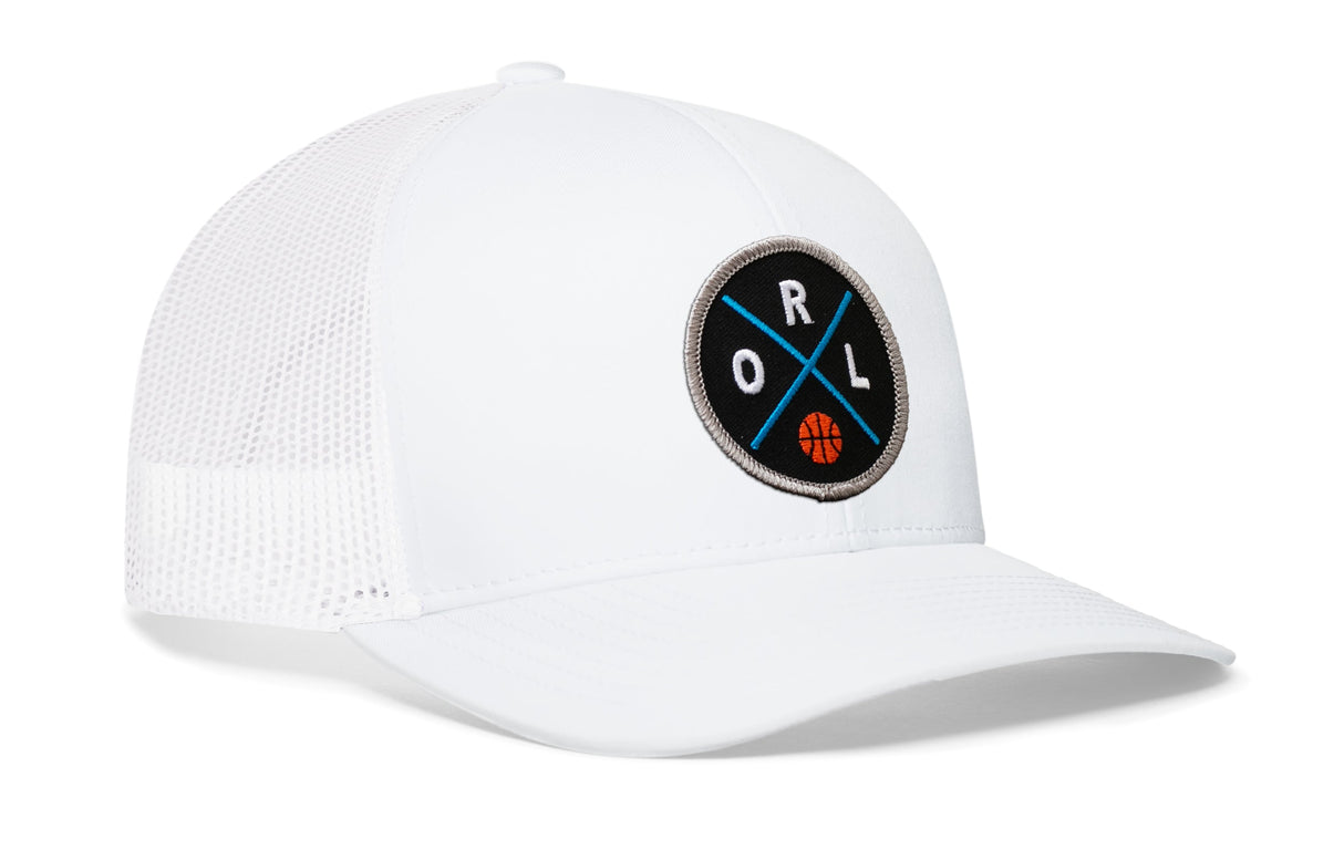 Orlando Trucker Hat  |  ORL X Basketball Snapback