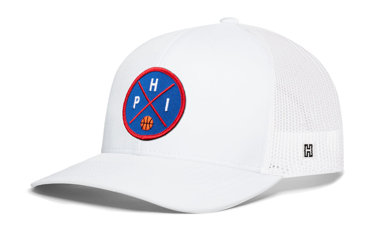 Philadelphia Trucker Hat  |  PHI X Basketball Snapback