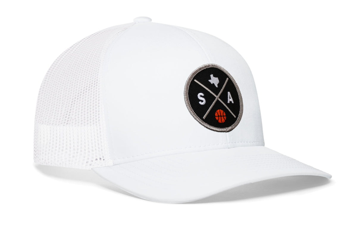 San Antonio Trucker Hat  |  SA X Basketball Snapback