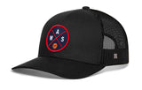 Washington DC Trucker Hat  |  WAS X Basketball Snapback