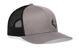 Buck Antler Trucker Hat  |  Gray-Black Buck Antler Snapback
