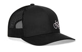 Bicycle Trucker Hat  |  Black Outdoors Snapback
