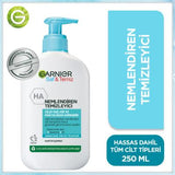 Garnier Facial Cleanser - Moisturizing Face Wash for Sensitive Skin, 8.45 fl oz