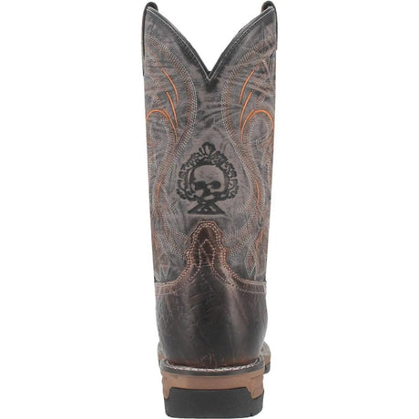 Bota de trabajo vaquera de cuero para hombre Laredo Hawke (Puntera de seguridad) (Liquidación)