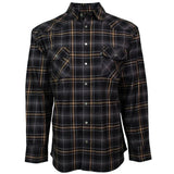HOOey Flannel (Black/Cream) - Men's Work Shirt (Closeout)