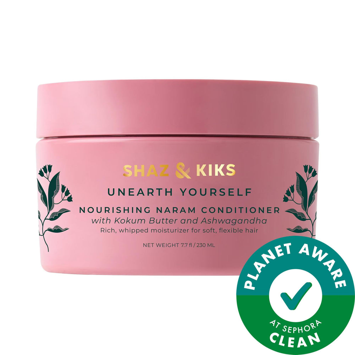 Shaz & Kiks Nourishing Naram Conditioner: Deeply Moisturizes, Repairs & Protects Dry, Frizzy Hair with Kokum Butter, Ashwagandha & Ayurvedic Oils