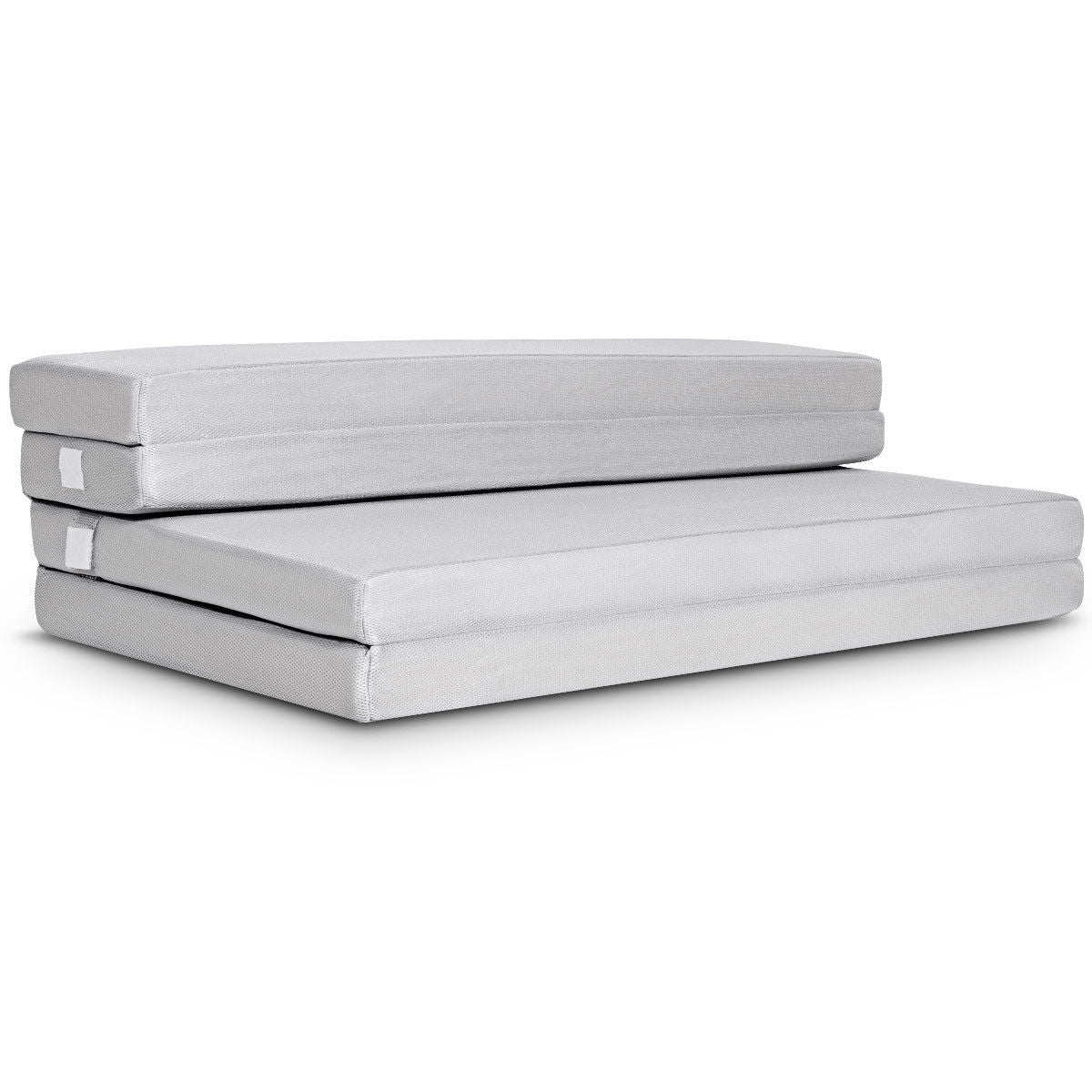Colchón de espuma plegable de 4 pulgadas para sofá cama con asas