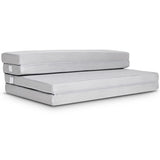 Colchón de espuma plegable de 4 pulgadas para sofá cama con asas