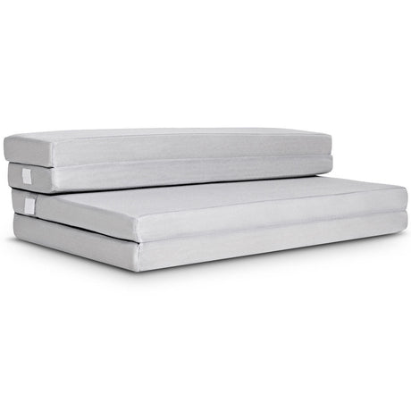 Colchón de espuma plegable de 4 pulgadas para sofá cama con asas