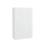 Foldable Armoire Wardrobe Closet with 10 Cubes