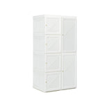Foldable Armoire Wardrobe Closet with 8 Cubby Storage