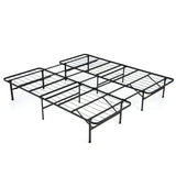 Full/King Size Folding Steel Platform Bed Frame for Kids and Adults