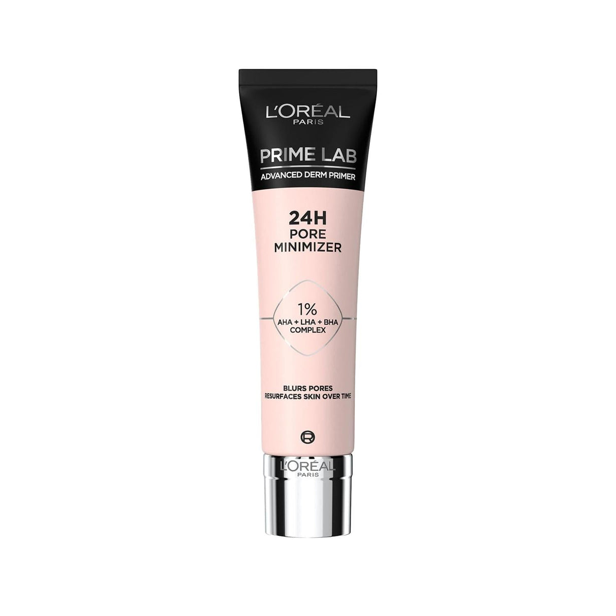 L'Oreal Paris Prime Lab Pore Minimizer Primer - AHA & BHA Infused for Smoother Skin Appearance