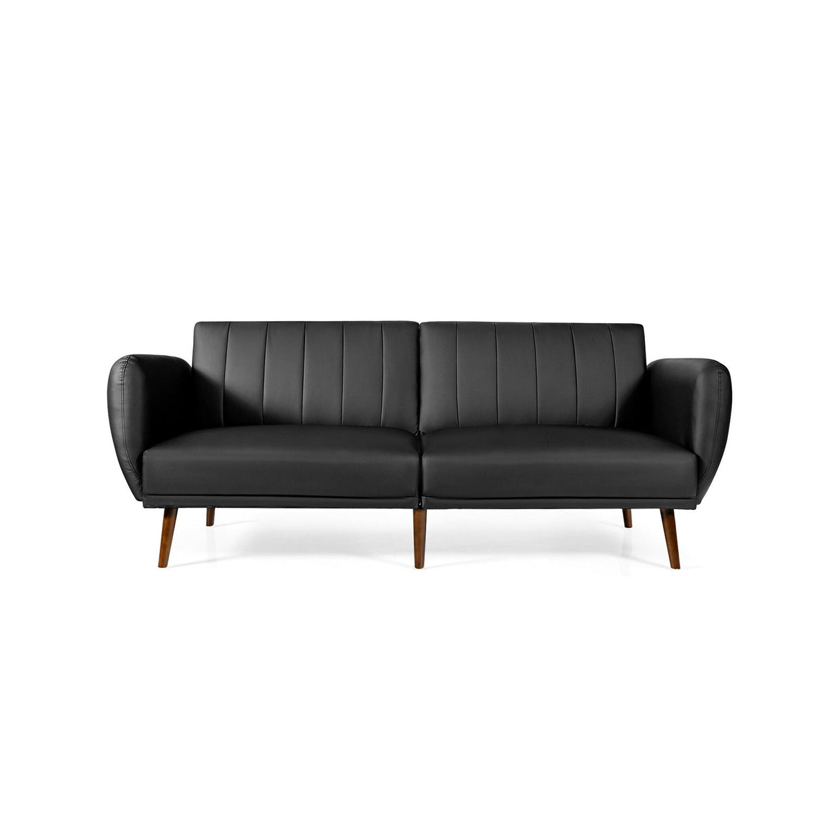 Sofá cama convertible de 3 plazas con respaldo ajustable para sala de estar