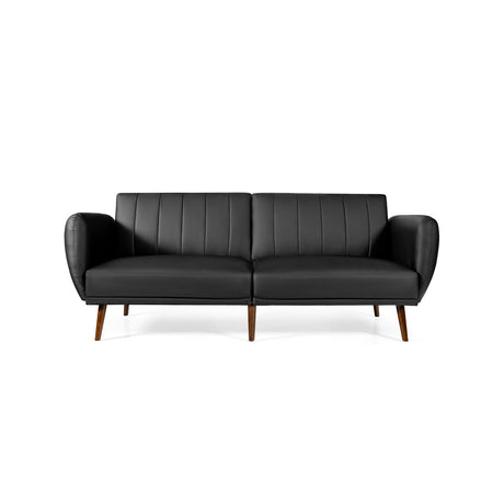 Sofá cama convertible de 3 plazas con respaldo ajustable para sala de estar