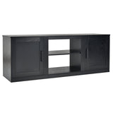 Mueble de TV con puertas corredizas dobles para televisores de hasta 65 pulgadas