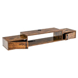 55 Inches Floating TV Stand with Power Outlet