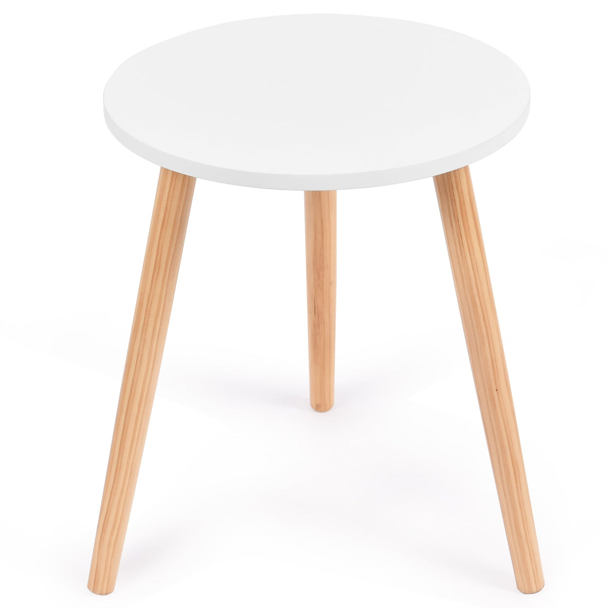 Mesa de centro redonda moderna de 16 pulgadas