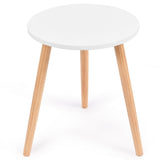 Mesa de centro redonda moderna de 16 pulgadas