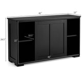 Mueble de cocina con puerta corrediza de madera