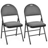 Sillas de comedor plegables acolchadas con respaldo de 2/4 piezas