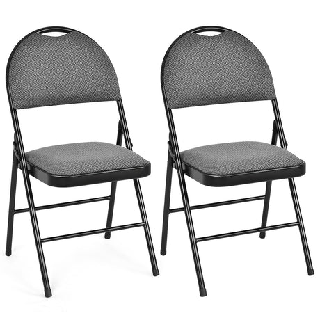 Sillas de comedor plegables acolchadas con respaldo de 2/4 piezas