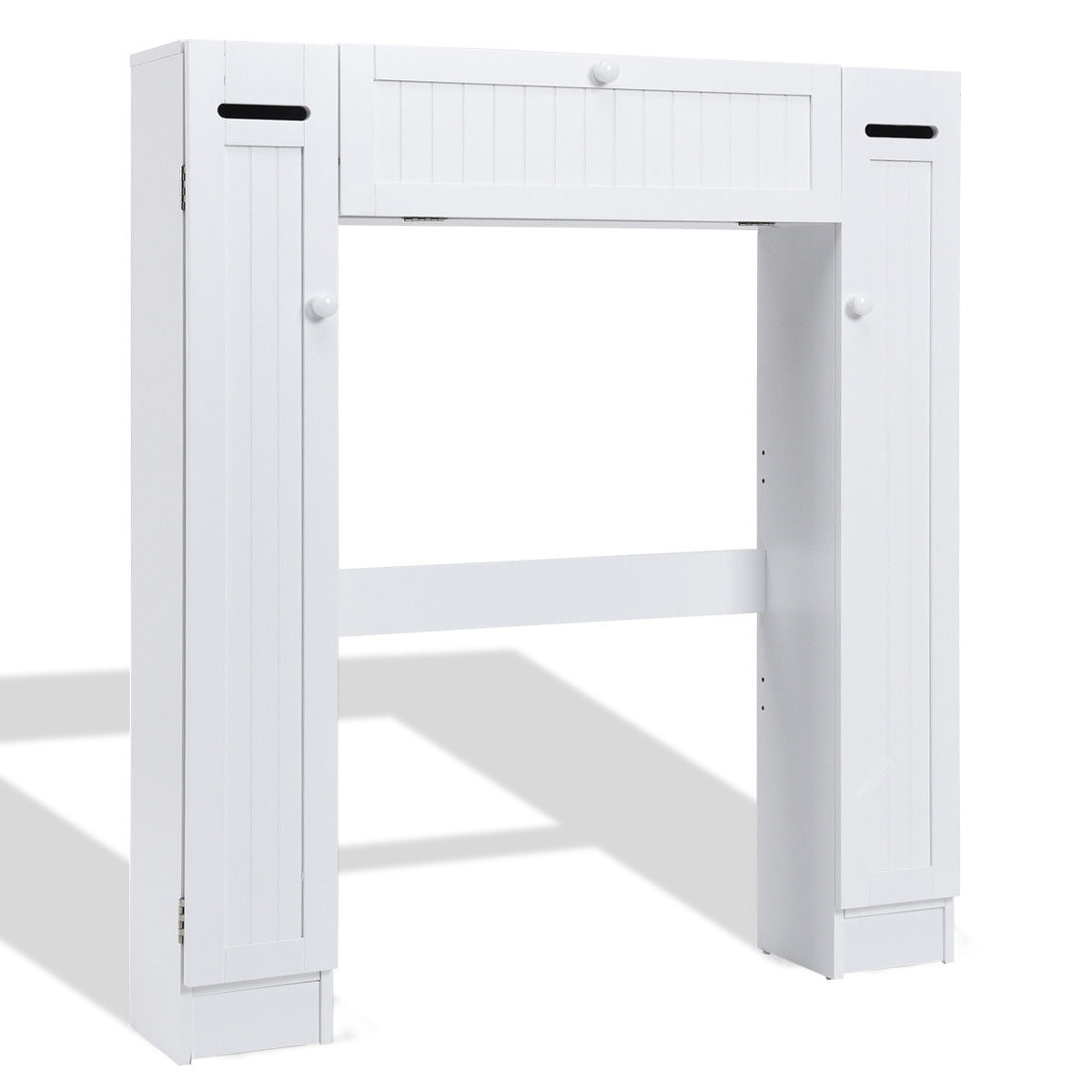 Mueble de almacenamiento de madera para colocar sobre el inodoro