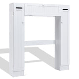 Mueble de almacenamiento de madera para colocar sobre el inodoro