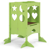 Taburete Plegable para Cocina Infantil - Verde