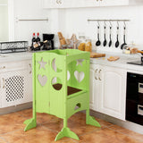 Taburete Plegable para Cocina Infantil - Verde