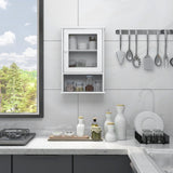 Bathroom Wall Mounted Adjustable Hanging Storage Medicine Cabinet