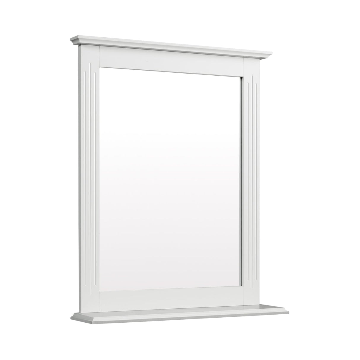 Espejo de tocador multiusos de pared con estante