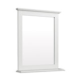 Espejo de tocador multiusos de pared con estante