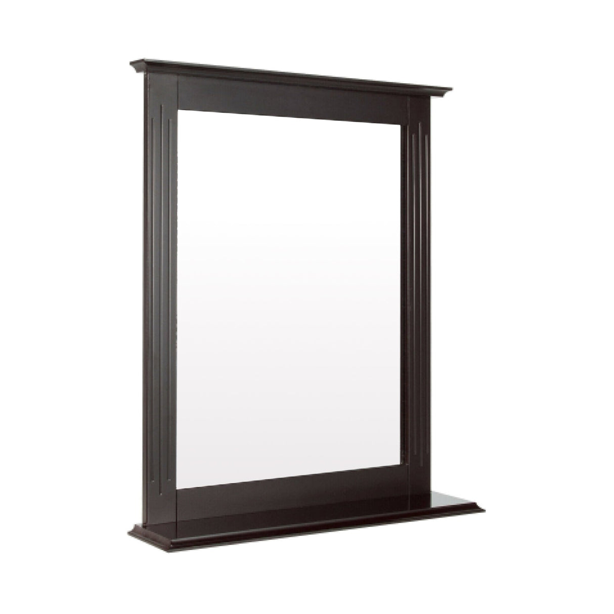 Espejo de tocador multiusos de pared con estante