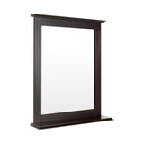 Espejo de tocador multiusos de pared con estante